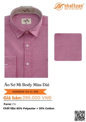 ÁO SƠ MI BODY MÀU DÀI