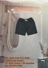 QUẦN KAKI TRẺ 2 NGẮN
