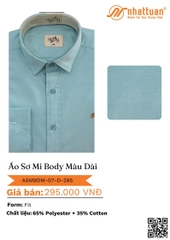 ÁO SƠ MI BODY MÀU DÀI