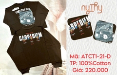 Áo thun cổ tròn tay dài 1-220