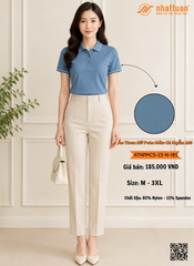 Áo Thun Nữ Polo Màu CS Ngắn 185.