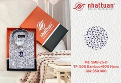 Áo sơ mi bông nam tay dài 350