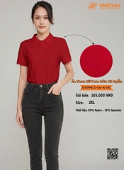 Áo Thun Nữ Polo Màu CS Ngắn 185.