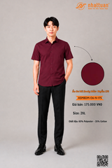 Áo Sơ Mi Body Màu Ngắn 175.