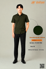 Áo Sơ Mi Body Màu Ngắn 175.