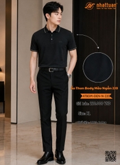 Áo Thun Body Màu* ĐEN Ngắn (220)