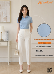 Áo Thun Nữ Polo Màu CS Ngắn 185.