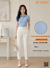 Áo Thun Nữ Polo Màu CS Ngắn 185.