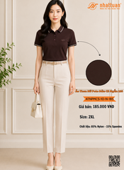 Áo Thun Nữ Polo Màu CS Ngắn 185.
