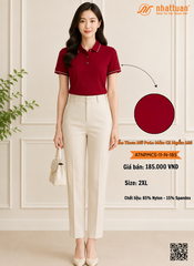 Áo Thun Nữ Polo Màu CS Ngắn 185.
