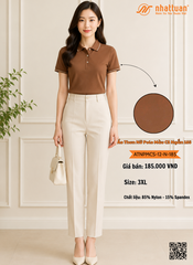 Áo Thun Nữ Polo Màu CS Ngắn 185.