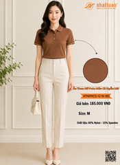 Áo Thun Nữ Polo Màu CS Ngắn 185.