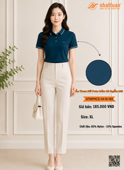 Áo Thun Nữ Polo Màu CS Ngắn 185.