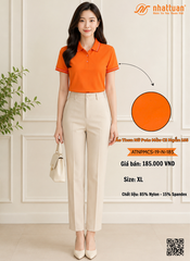 Áo Thun Nữ Polo Màu CS Ngắn 185.