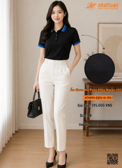 Áo Thun Nữ Polo Màu Ngắn 195.