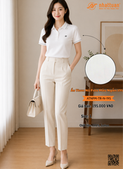 Áo Thun Nữ Polo Màu Ngắn 195.