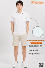 Áo Thun Polo T Màu ĐB Ngắn 285.
