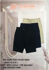 QUẦN KAKI CHUẨN NGẮN