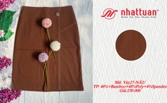 Váy nữ công sở màu nâu ( kiểu 27 )