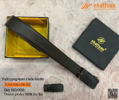 Thắt Lưng Nam 3 Nâu Da Bò 350