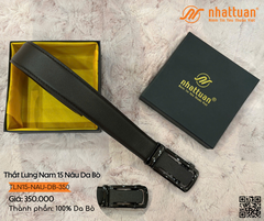 Thắt Lưng Nam 15 Nâu Da Bò 350