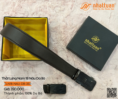 Thắt Lưng Nam 18 Nâu Da Bò 350