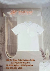 ÁO POLO NAM ÉP CARO