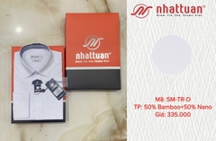 Áo sơ mi nam trắng tay dài 335