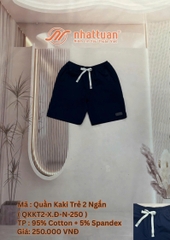 QUẦN KAKI TRẺ 2 NGẮN
