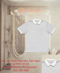 Áo Polo Họa Tiết Tay Ngắn