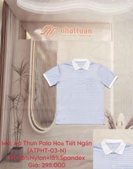 Áo Polo Họa Tiết Tay Ngắn