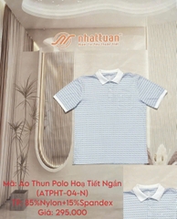 Áo Polo Họa Tiết Tay Ngắn