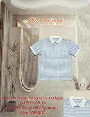 Áo Polo Họa Tiết Tay Ngắn