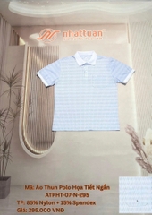 Áo Polo Họa Tiết Tay Ngắn