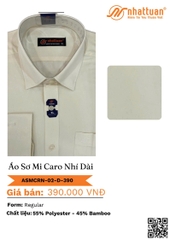 Áo Sơ Mi Caro Nhí Tay Dài