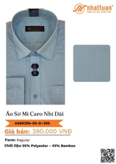 Áo Sơ Mi Caro Nhí Tay Dài