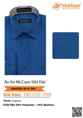 Áo Sơ Mi Caro Nhí Tay Dài