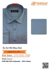 Áo Sơ mi Màu Tay Dài