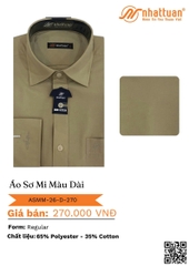 Áo Sơ mi Màu Tay Dài