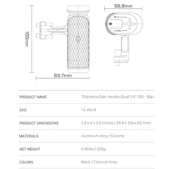 Tilta Xeno Side Handle - Hàng chính hãng