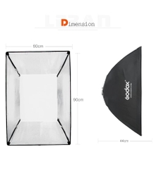 Softbox Tổ Ong Godox 60×90