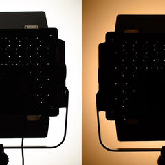 Đèn Led Yongnuo YN6000 với softbox