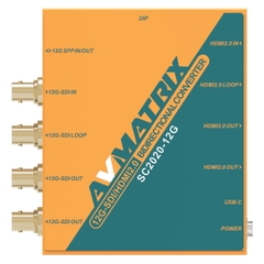 Bộ Chuyển Đổi Avmatrix SC2020-12G SDI/HDMI2.0 Bidirectional Converter