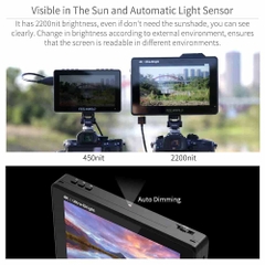 Màn hình cảm ứng Fellworld LUT7 Pro 7 Inch 3D LUT 4K HDMI 3G-SDI