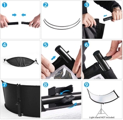 Hắt sáng cong Selens 60*180cm 4in1