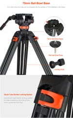 Chân máy quay Coman DF26 (Q7PLUS) - Hàng chính hãng