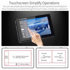 Màn hình cảm ứng Feelworld LUT7S Pro 7 inch 3D LUT 4K HDMI 3G-SDI