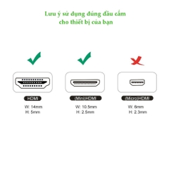 Dây chuyển đổi Mini HDMI - HDMI