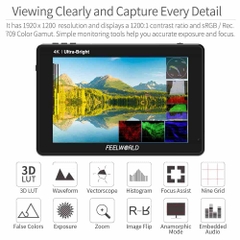 Màn hình cảm ứng Fellworld LUT7 Pro 7 Inch 3D LUT 4K HDMI 3G-SDI