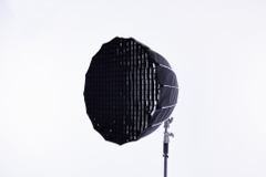 Softbox Tolifo Deep 120cm thao tác nhanh kèm lưới tổ ong